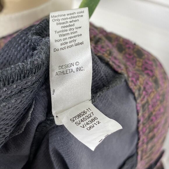 Athleta Gray Whenever Corduroy Skirt A Line Athleisure Snap‎ Drawstring Size 4 - Picture 7 of 7